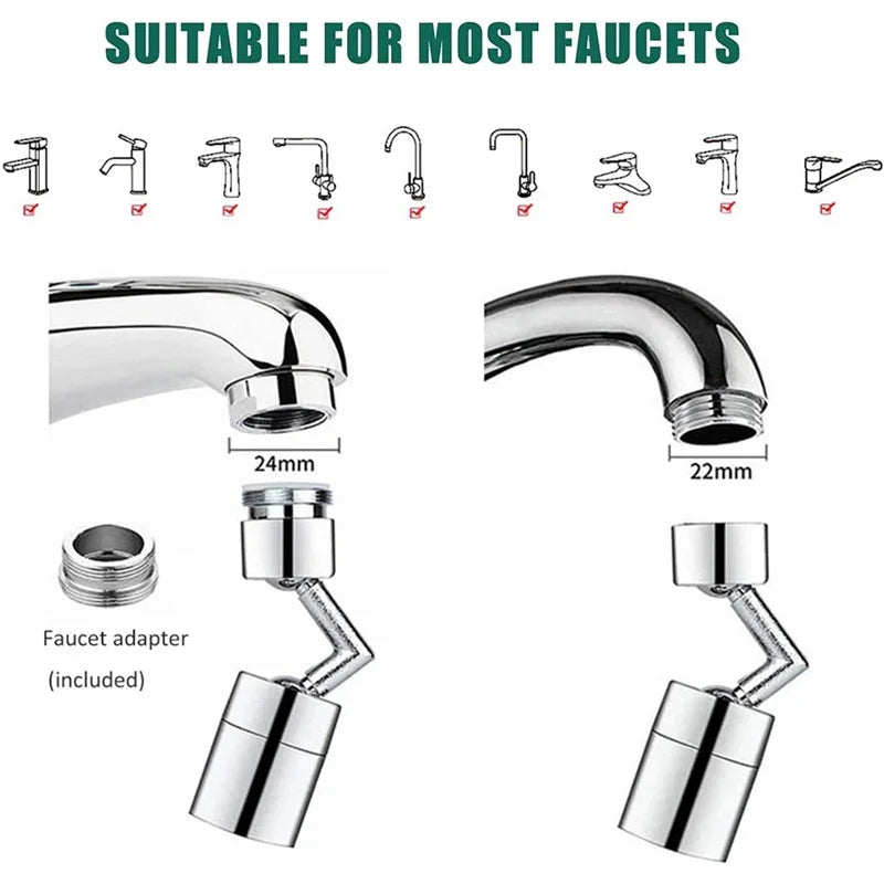 AquaFlex 720 Universal Kitchen Faucet Anti-splash